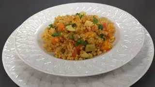 Pilaf me bullgur dhe perime nga zonja Vjollca