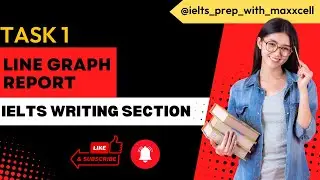 IELTS Line Graph Report Task 1 | IELTS Preparation with Maxxcell Institute #ieltsstudy
