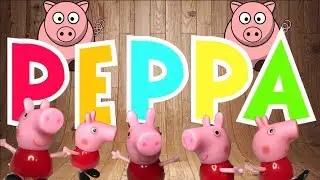 Bingo Dog Song (Peppa Pig Version) | Toy Review | Learn Letters