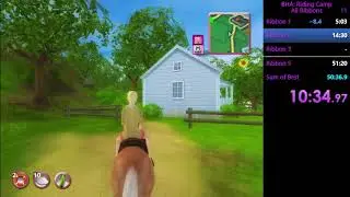 Barbie Horse Adventures: Riding Camp All Ribbons in 48:45.08