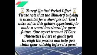 SOLAR ENERGY SOLUTIONS || IT CARE AUTONETICS