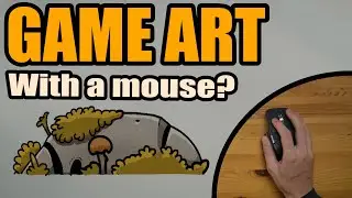 can you draw game art with a mouse