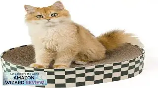 Cat Scratcher Cardboard2 in 1 Oval Cat Scratch Pad Bowl Nest Review