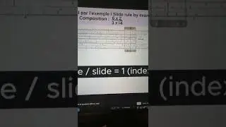 R&egrave;gle &agrave; calcul / Slide rule - Multiplication-2