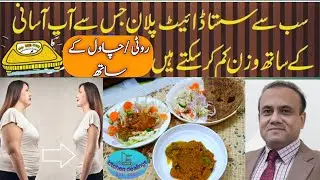 Best Low Budget Diet Plan To Lose Weight Fast with Roti&Rice||@AskDrAzkaar