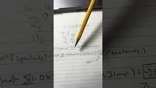 Using Hess&rsquo;s Law to Calculate &Delta;H from the Formula