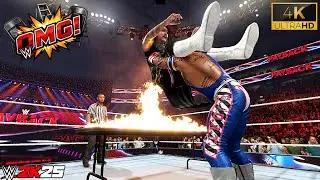 WWE 2K25 - Rey Mysterio Vs Dominik Mysterio | Extreme Rules Match | 4K