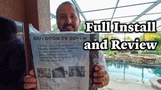 Outdoor Waterproof and Weatherproof TV Cover for Outside Flat Screen TV