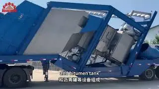 120tph T-Type Mobile Asphalt Plant Shipped fromFactory: Revolutionizing Road Construction Efficiency