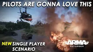 Arma Reforger 1.6 ПОТРЯСАЮЩИЙ новый сценарий воздушной поддержки