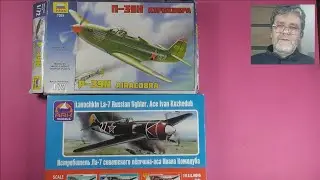 P-39 1:72 Zvezda, La-7 1:72 Ark Model (Frog, Novo)
