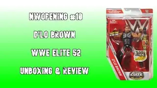 NWOpenings #10: D'lo Brown Mattel Elite Series 52 Wrestling Action Figure Unboxing & Review