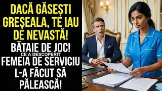 Dacă reușești să găsești o greșeală &icirc;n acest raport &mdash; mă &icirc;nsor cu tine! &mdash; a declarat milionarul...