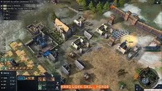 English vs French | opponent played a perfect game? top 500 ladder #aoe4
