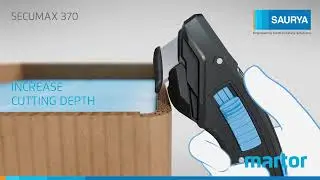 MARTOR SECUMAX 370 Safety Cutter | Concealed Blade Knife with 10 mm Cutting Depth | Saurya Safety