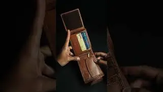 Derby Men's Original Leather Wallet - Vintage Brown | Belford England #originalleatherwallet #wallet