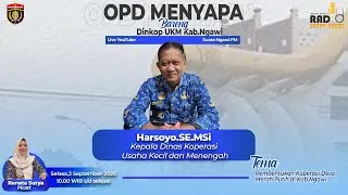 OPD MENYAPA BARENG DINAS KOPERASI DAN UKM KAB.NGAWI