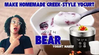 How to Make Thick, Creamy Greek Yogurt at Home | Bear Yogurt Maker Tutorial
