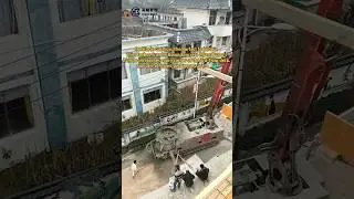 Achieving the Perfect Slab Pour: HAOBOC 25m Crawler Pump in Action | Guizhou, China