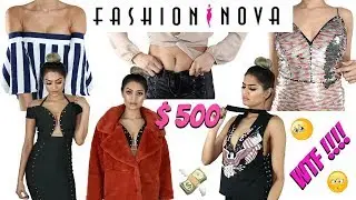 HUGE FASHION NOVA HAUL: I spent $ 500! Did I spend my money wisely or was it a waste? Sabrina Anijs