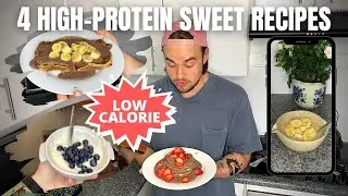 Low-Calorie & High Protein Dessert Recipes | Macro-friendly meals/snacks | HEALTHY SWEET RECIPES