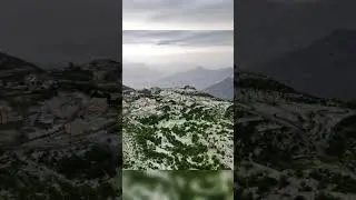 Snowfall in Al baha and Al Namas Saudia Arabia #viral #april #snowfall