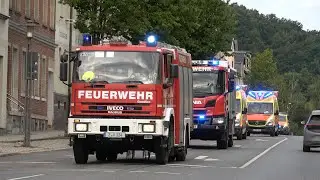[Sirenenalarm 📢] #Einsatzfahrten von FW, RD und THW zur &Uuml;bung in Wilkau-Ha&szlig;lau