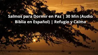 Salmos para Dormir en Paz | 30 Min (Audio Biblia en Espa&ntilde;ol) | Refugio y Calma