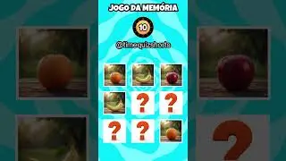 🍎 Adivinhe Onde Est&aacute; a Fruta! 👀😱
