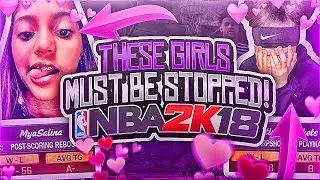 THESE GIRL GAMERS MUST BE STOPPED! NBA 2K18 GIRL CLOUT CHASERS PULL UP ON ME😳!DID I️ GET EXPOSED 😳
