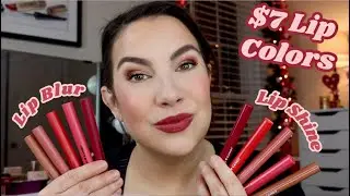 NEW DRUGSTORE LIP COLORS - Full Try-On!