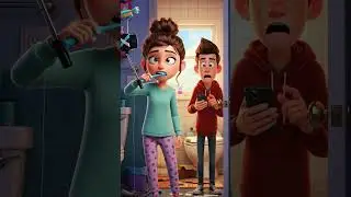 That's Not How You Use a Selfie Stick! #funnyanimation  #selfiefail  #toothbrushhack  #cartoonshorts