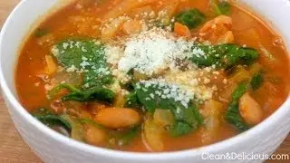 Fennel, Tomato And White Bean Soup