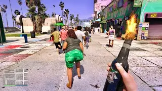 GTA 5 - Fire Bottle vs NPC's Ragdolls | Euphoria Physics Ragdolls 2026