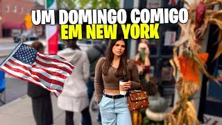 UM DOMINGO COMIGO MORANDO EM NEW YORK  &rarr; FESTIVAL DE COMIDA, ACADEMIA E MAQUIAGEM