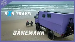 🇩🇰 Off-road adventure in Denmark | Taking the expedition vehicle across Lökken beach