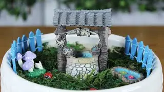 Wonderland Resin Well for Bonsai Decoration, Miniature Fairy Garden Decor.