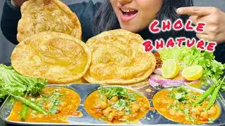 SPICY🔥CHOLE BHATURE HOMEMADE | CHOLE BHATURE CHALLENGE | HOMEMADE CHOLE BHATURE MUKBANG 