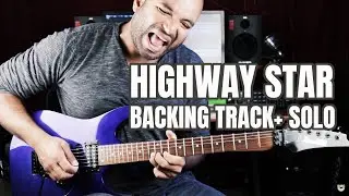 Deep Purple - Highway Star - Guitar Solo Backing Track + Solo Performance - IBANEZ GRG270B