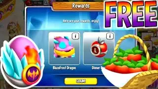 HOW to GET FREE LEGENDARY DRAGON and HUGE AMOUNT of FOOD in Dragon City 2021