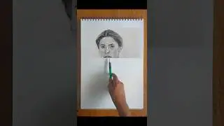 #freehand #sketch of Yesteryear actress Late Smita Patil ji #actress #youtubeshorts #youtube #movie