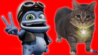 OIIAOIIA CAT, CRAZY FROG & RAT DANCE - Spinning Cat (ТЕХНО-РЕМИКС) Видео Cat Brainrot - СУПЕР БЫСТРО