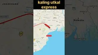 kaling utkal express(18478) route map #ytshorts #shorts #explore #viral