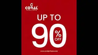 24 Hrs Online Exclusive Sale at Coral Perfume. Up to 90% off on all perfumes. Shop Now!