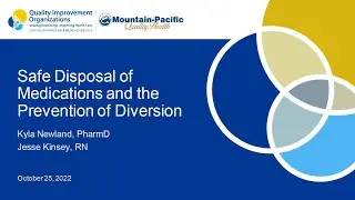 Safe Disposal of Medications and the Prevention of Diversion
