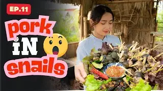 SNAILS STUFFED WITH PORK - Traditional cuisine in Vietnam | New Life On Farm Ep.11 #watchnow