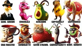 You’d Befriend These Italian Brainrot Animals… And Deeply Regret It. 😭🍝