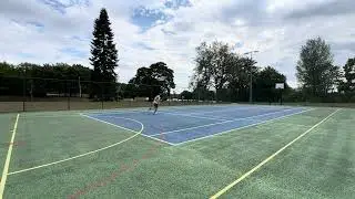 Netball Court CoD/Speed - Sprint + Around Cone Shuffle + Sprint + Around Cone Shuffle + Sprint
