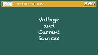 Basic Electrical Theory - Voltage and Current Sources35 B Voltage and Current Sources