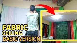 How to Make Fabric Ceiling | Basic Drape Fabric Ceiling Ideas